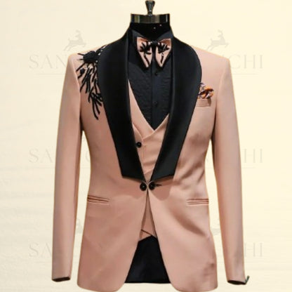 Rose Pink Tuxedo for Men